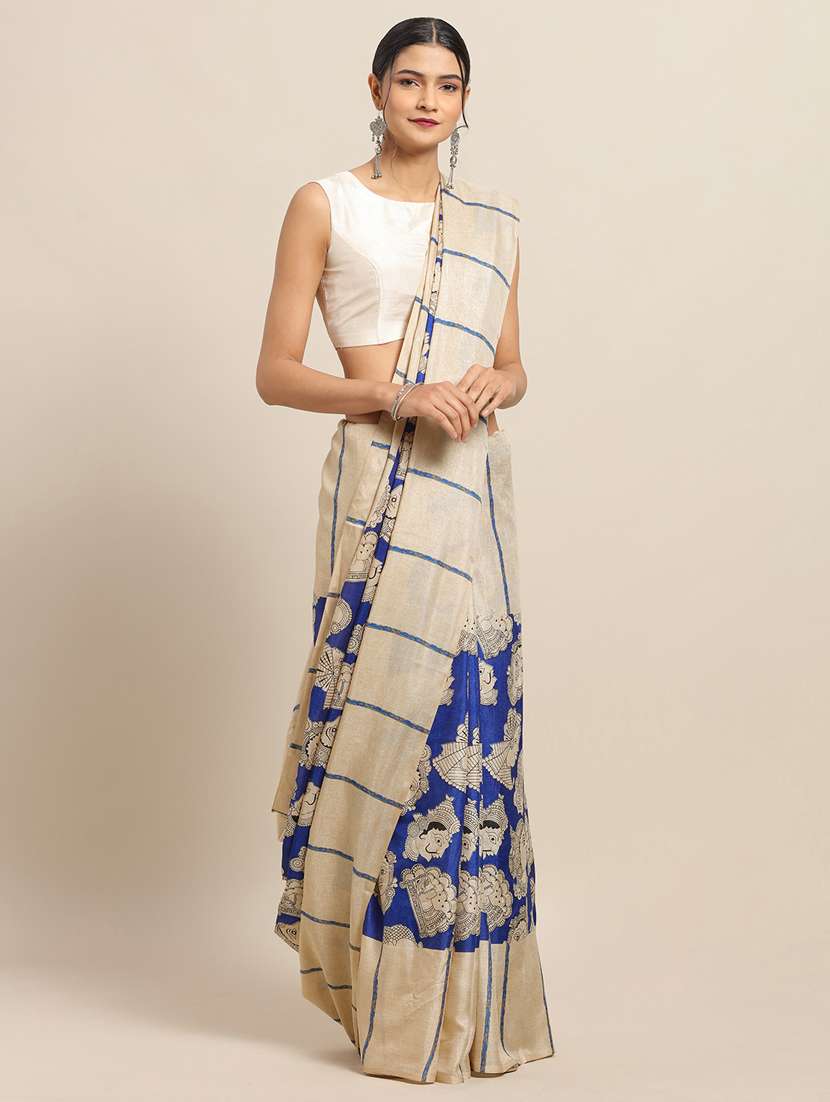 kalamkari chanderi saree