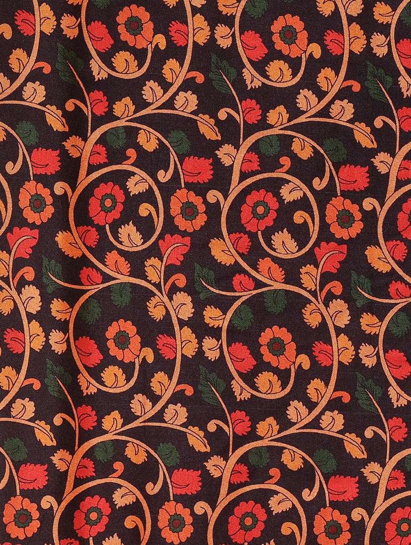 kalamkari printed saree with blouse - 17290148 - Standard Image - 2