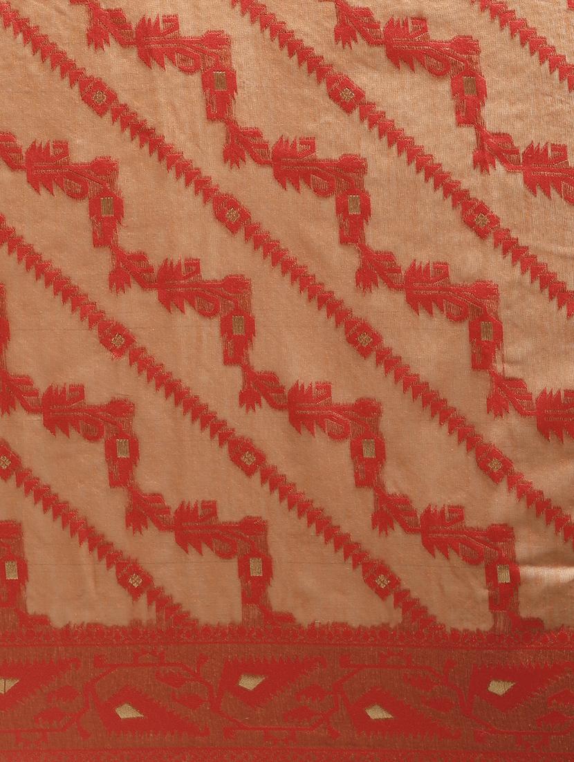 self design jamdani saree - 17290177 - Standard Image - 2