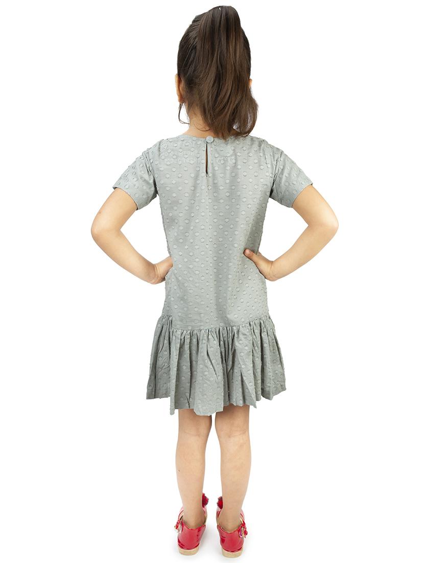 grey cotton frock - 17292291 -  Standard Image - 2