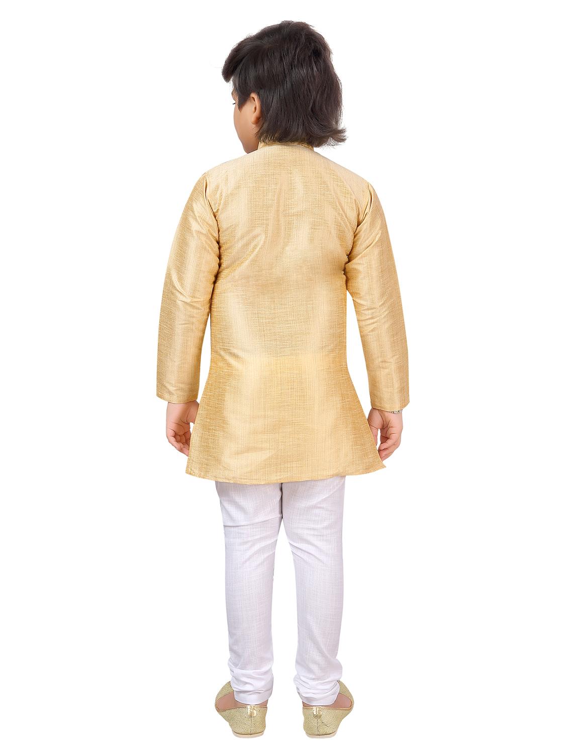 beige kurta fabric cotton silk, pajama sets kurtas & set - 17295591 - Standard Image - 2