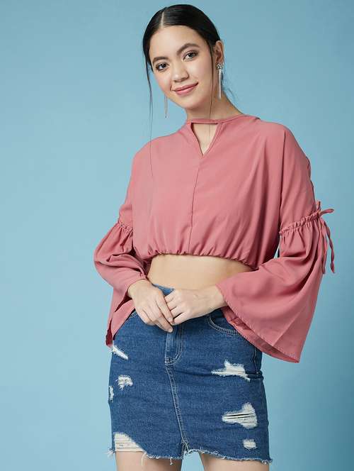 bell sleeves blosuon top - 17295723 - Standard Image - 0