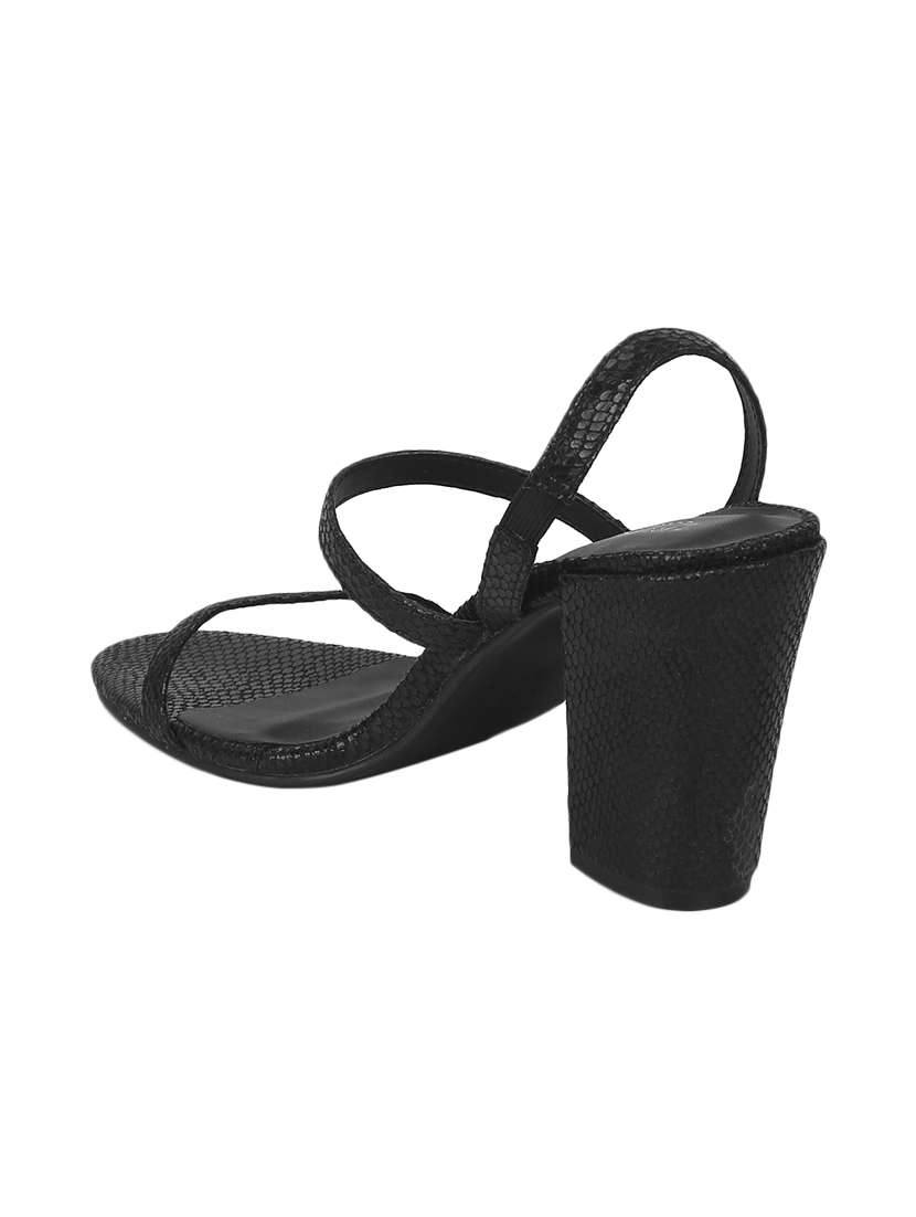 black back strap sandals - 17300142 -  Standard Image - 2