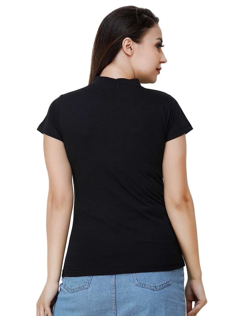women's plain crew neck t-shirt - 17300507 - Standard Image - 2