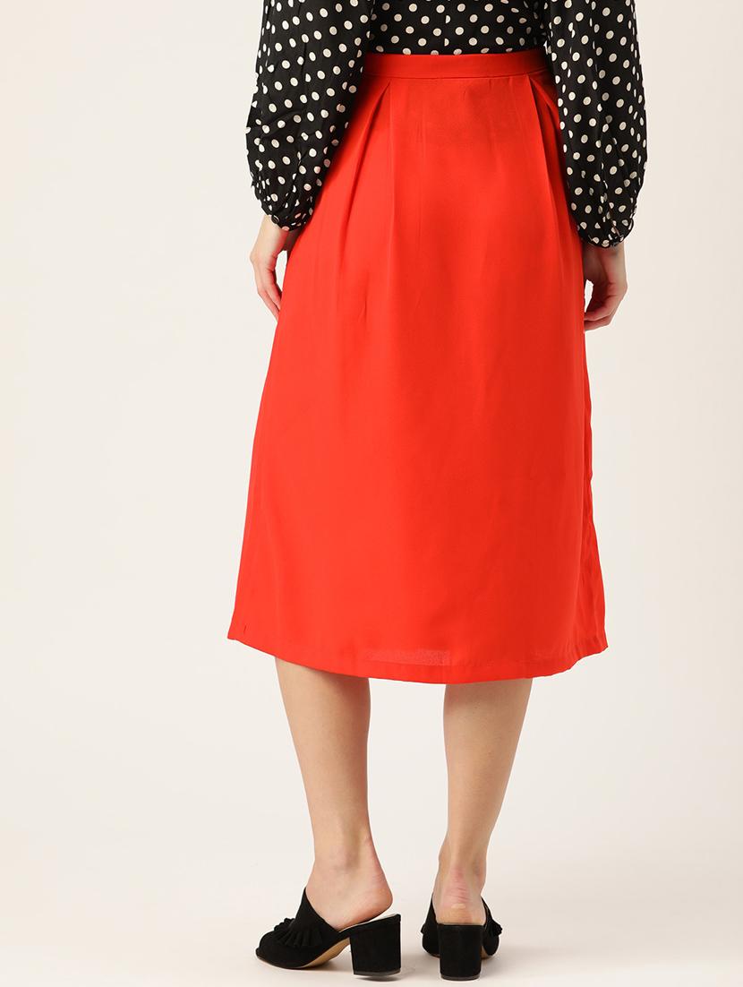 button up a-line skirt - 17325200 - Standard Image - 2