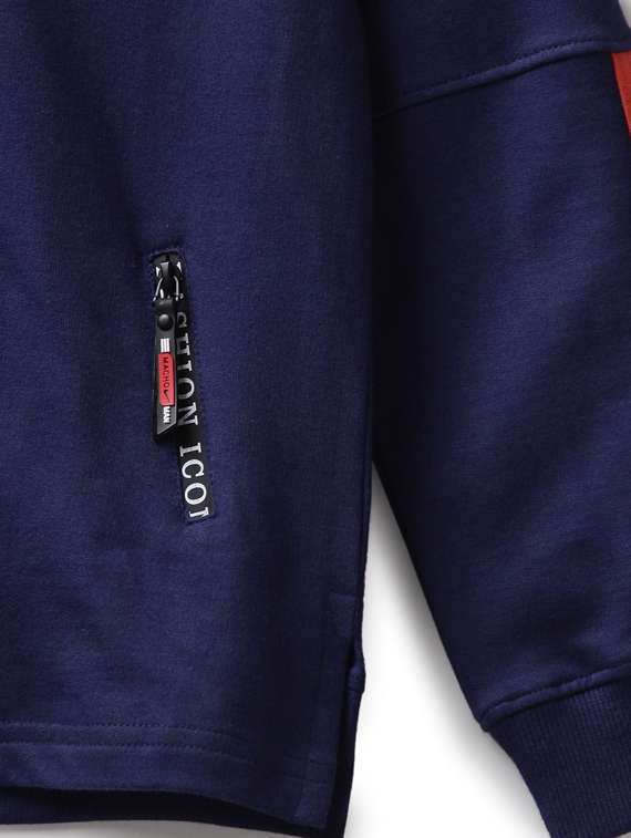 navy blue cotton sweatshirt - 17326289 -  Standard Image - 2