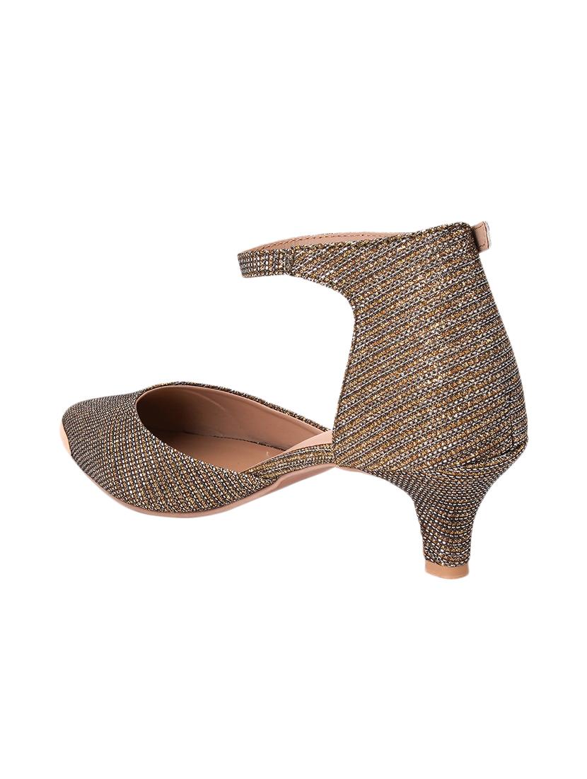 brown pu slip on pumps - 17326861 - Standard Image - 2