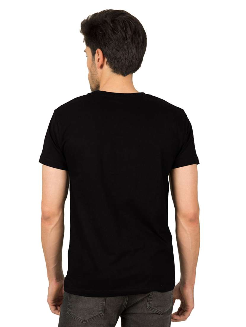 black front print t-shirt - 17327483 - Standard Image - 2