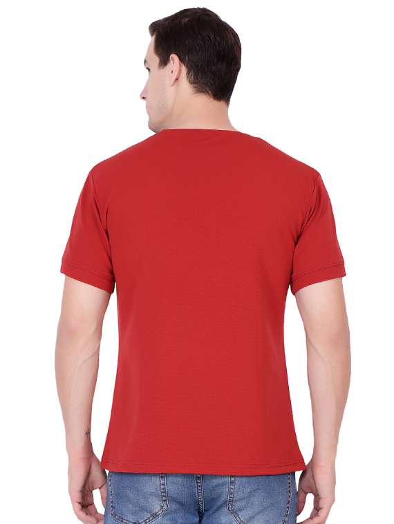 red chest print t-shirt - 17327496 -  Standard Image - 2