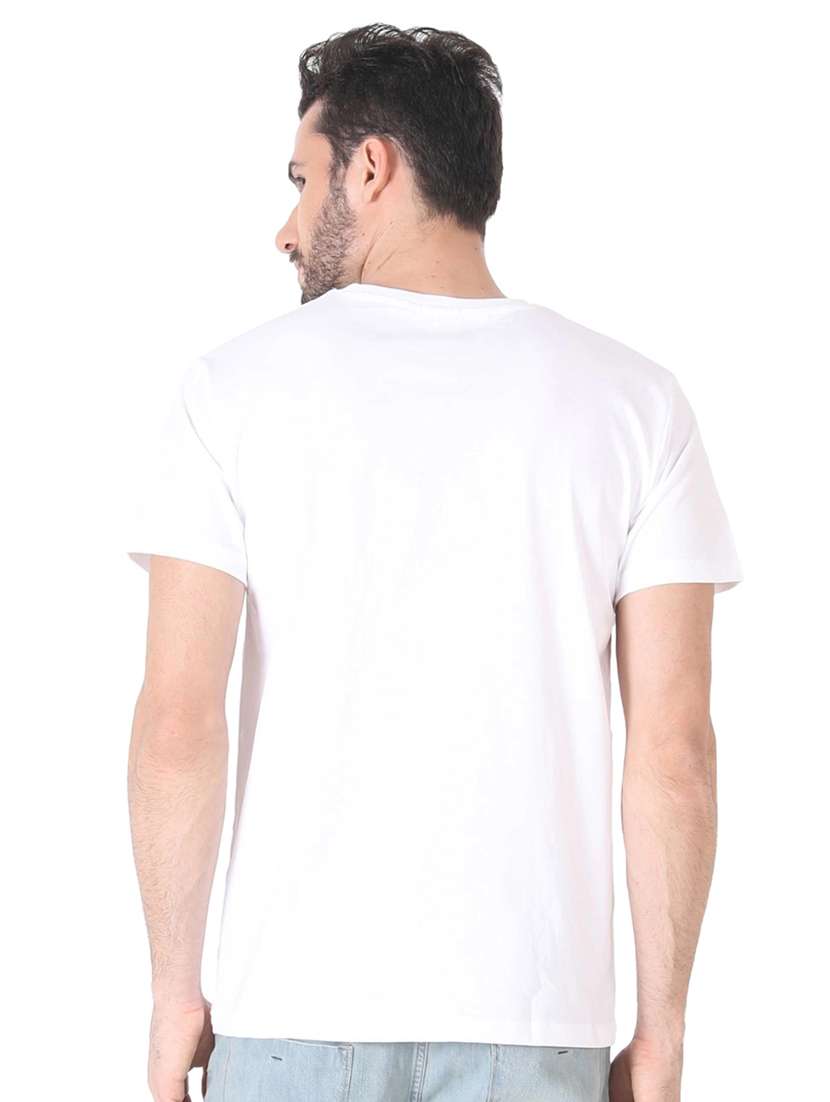 white front print t-shirt - 17327506 -  Standard Image - 2