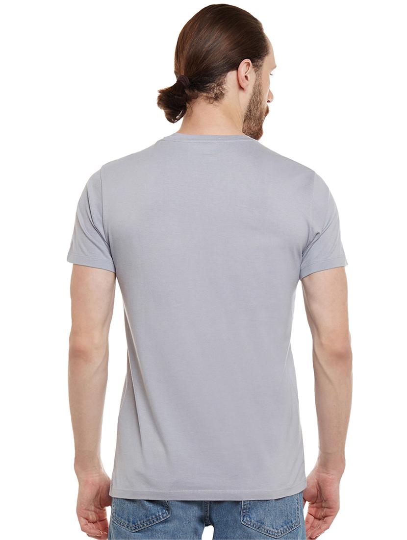 grey front print t-shirt - 17327522 - Standard Image - 2