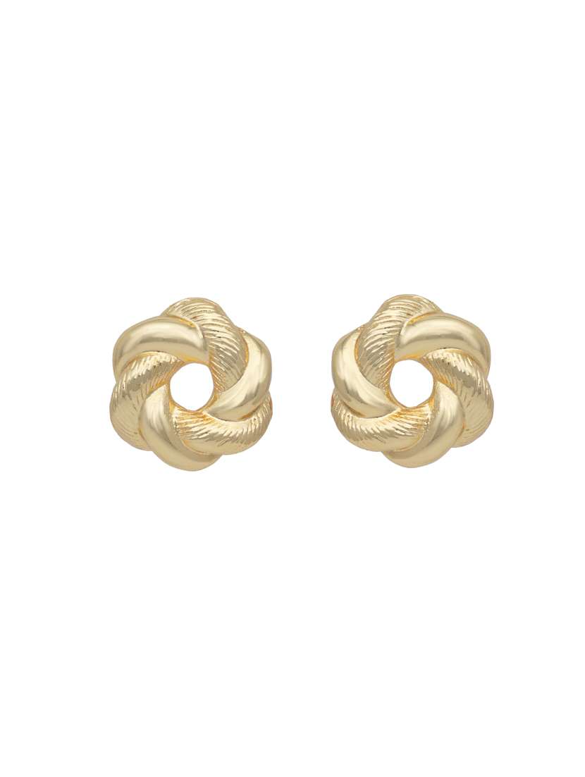 gold metal studs earring - 17327585 -  Standard Image - 2