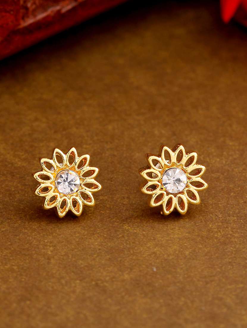 gold plated studs earring