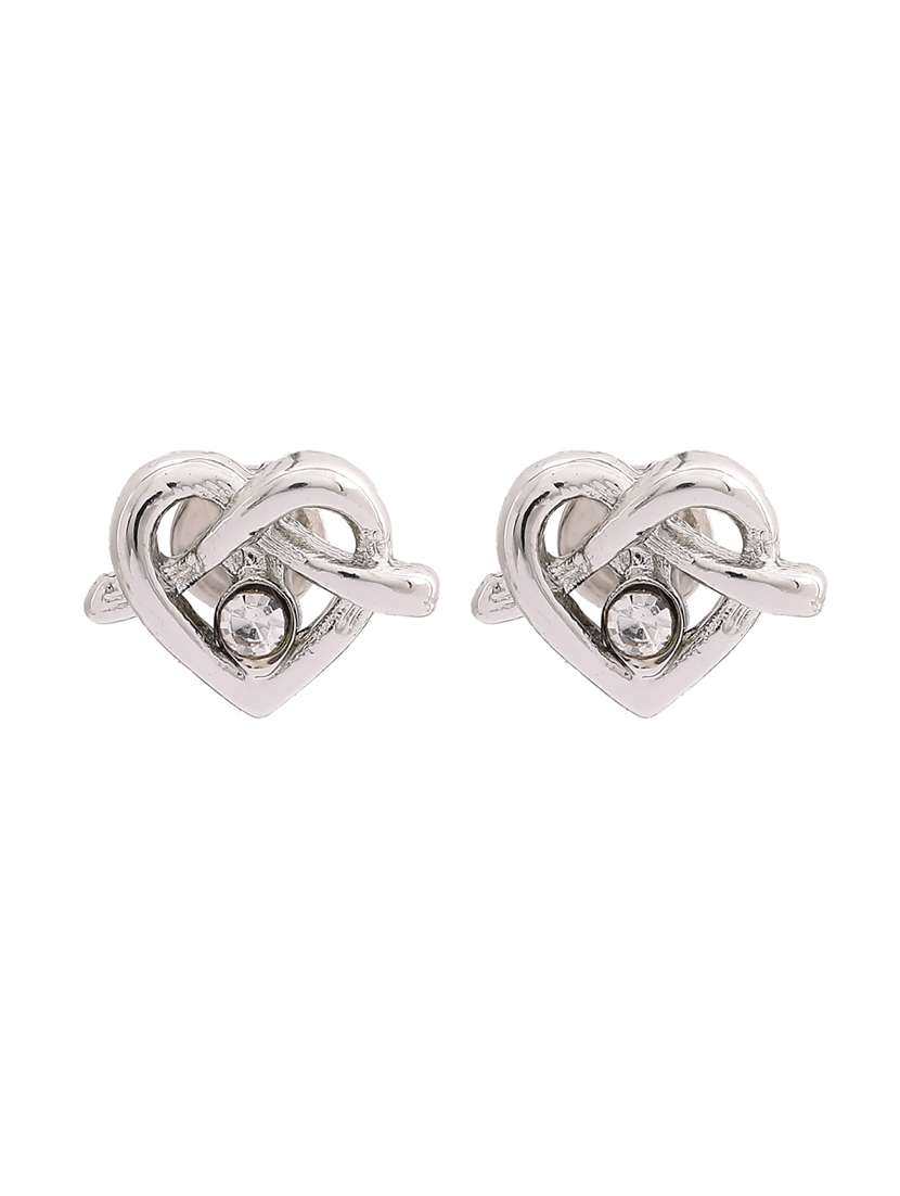 Silver Metal Studs Earring