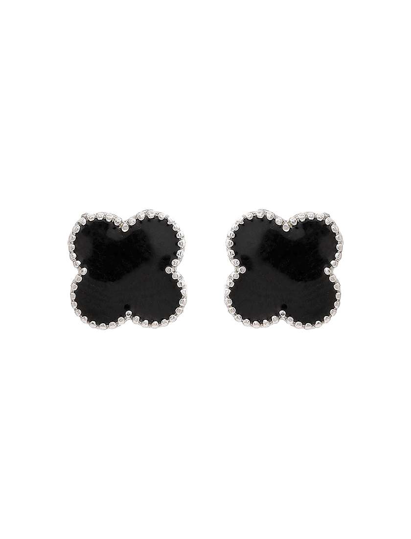 blue metal studs earring - 17327924 - Standard Image - 2