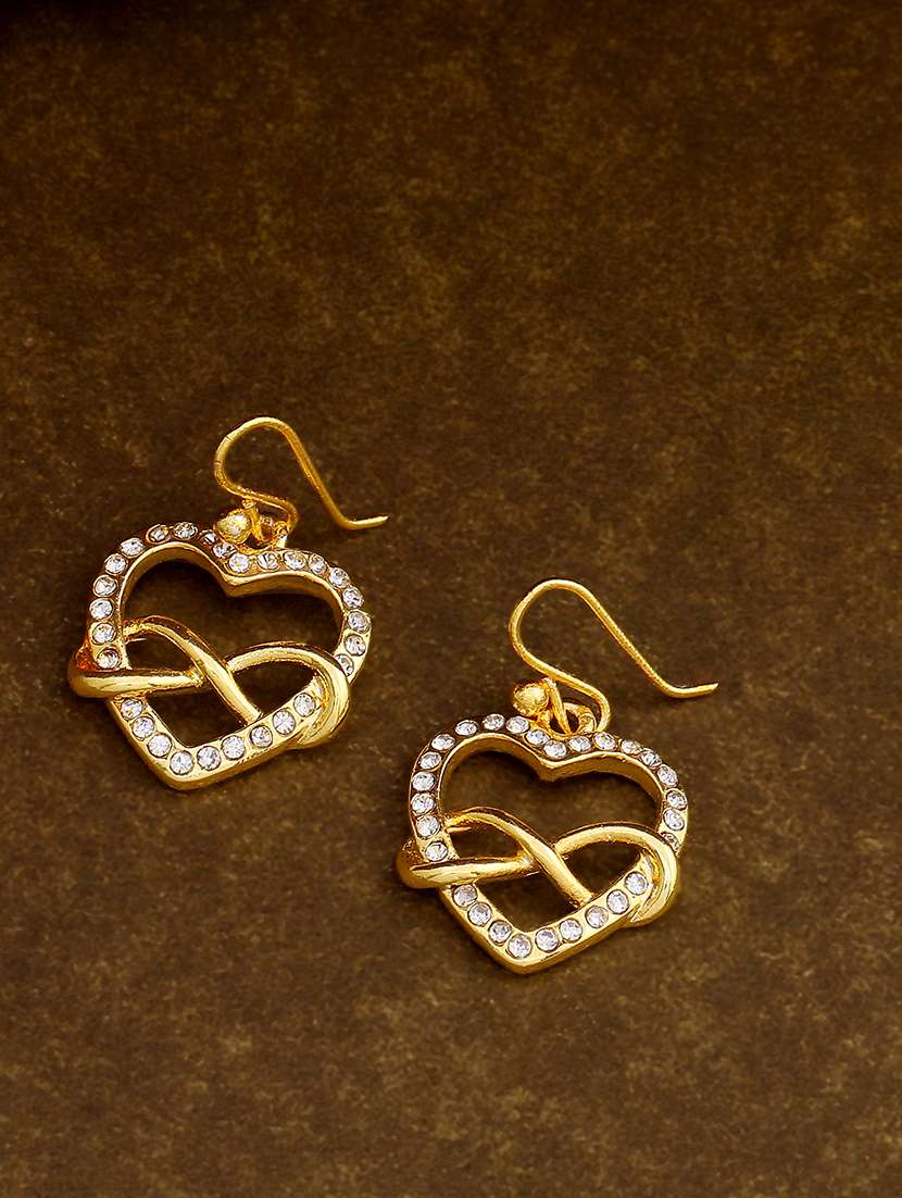 gold metal drop earring
