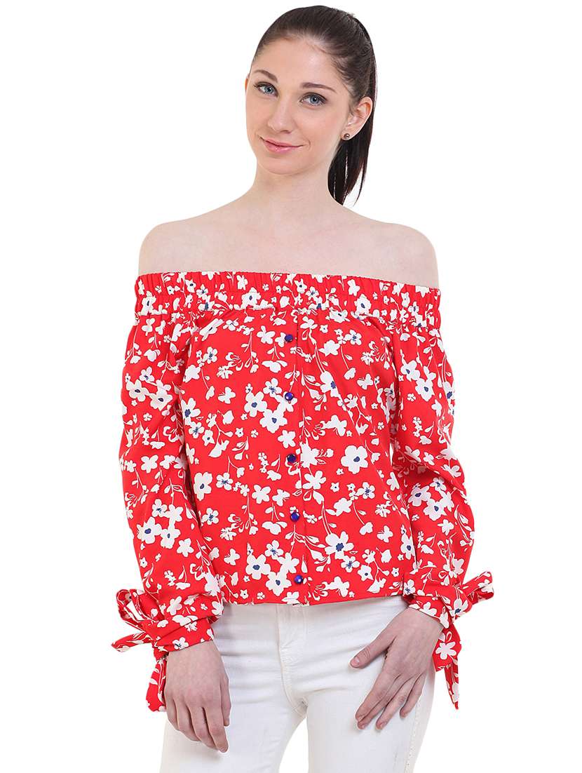 women's straight off shoulder top