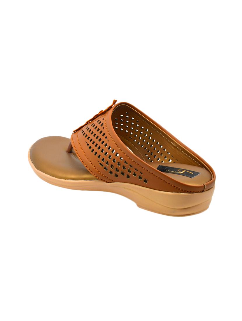 tan toe separator sandal - 17334019 - Standard Image - 2