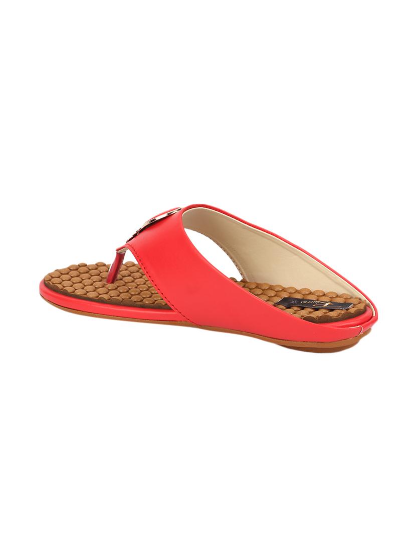 red toe separator sandal - 17334028 - Standard Image - 2