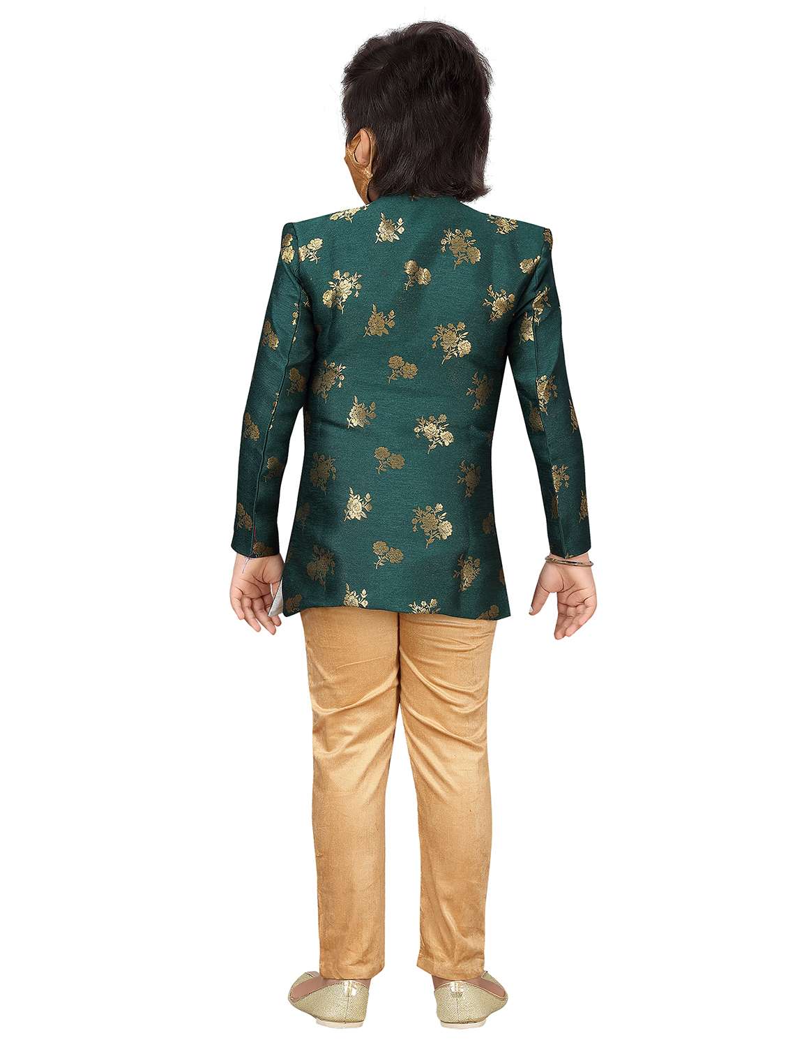 green polyester kurta set - 17336191 -  Standard Image - 2