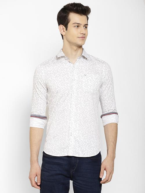 mens printed casual shirt - 17336926 - Standard Image - 0