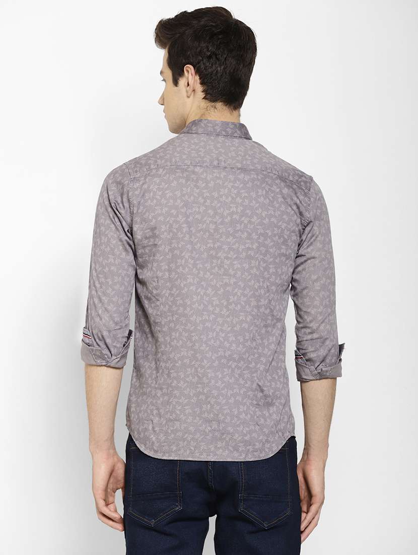 mens printed casual shirt - 17336937 - Standard Image - 2