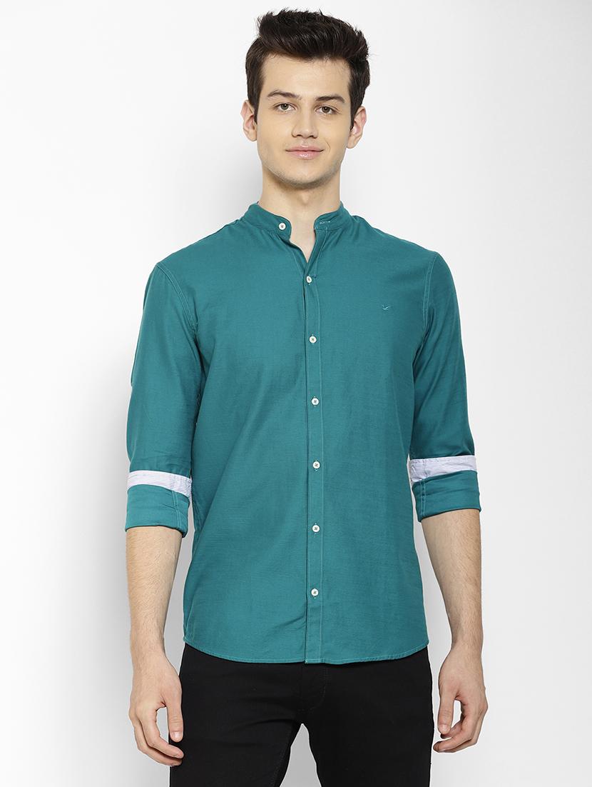 mens solid casual shirt - 17336947 - Zoom Image - 0