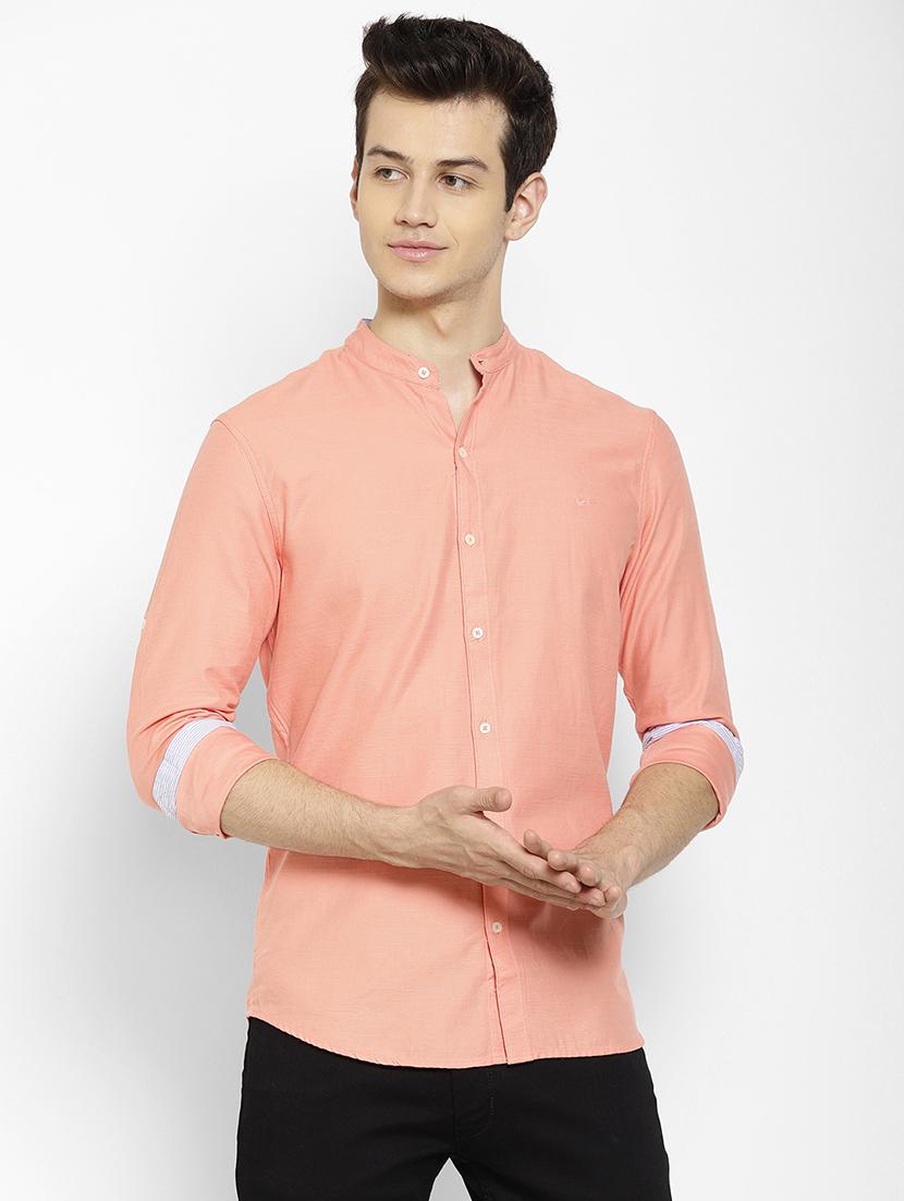 mens solid casual shirt - 17336951 -  Zoom Image - 0