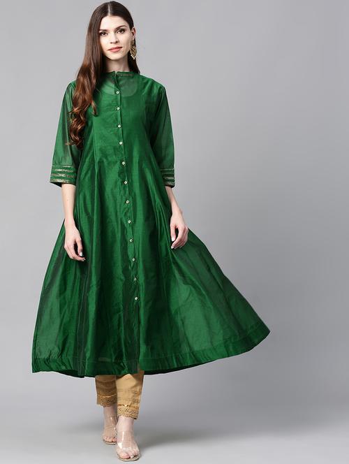 women's flared kurta - 17336996 - Standard Image - 0