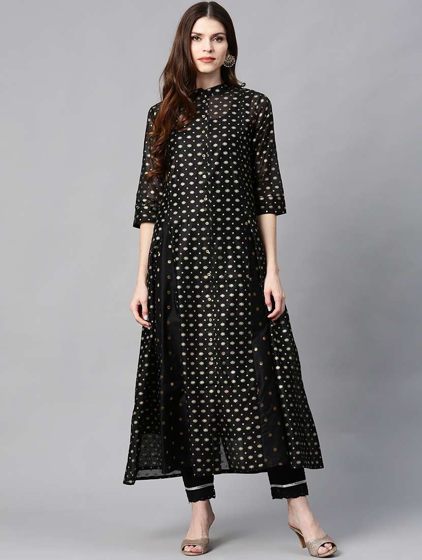 women's flared kurta