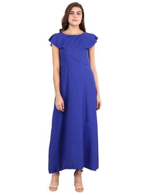 women's fit & flare solid dress - 17337298 -  Standard Image - 0
