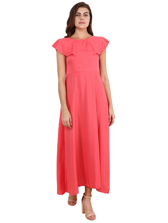 women's fit & flare solid dress - 17337299 - Zoom Image - 0