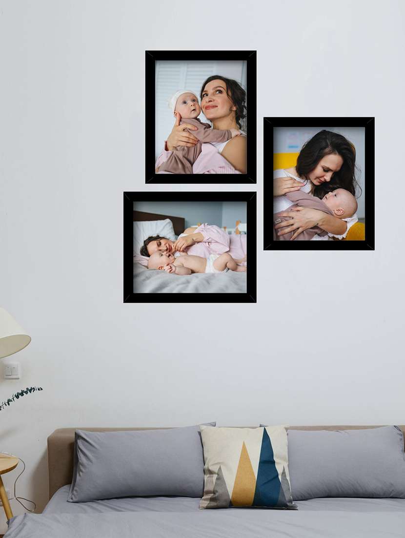 wood framed with acrylic glass photo frame (pack of 3)