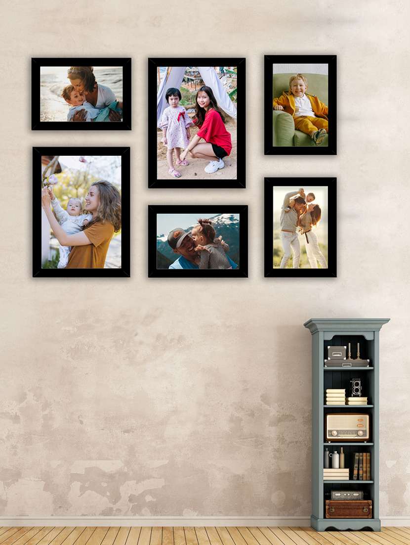 wood framed with acrylic glass photo frame (pack of 6)