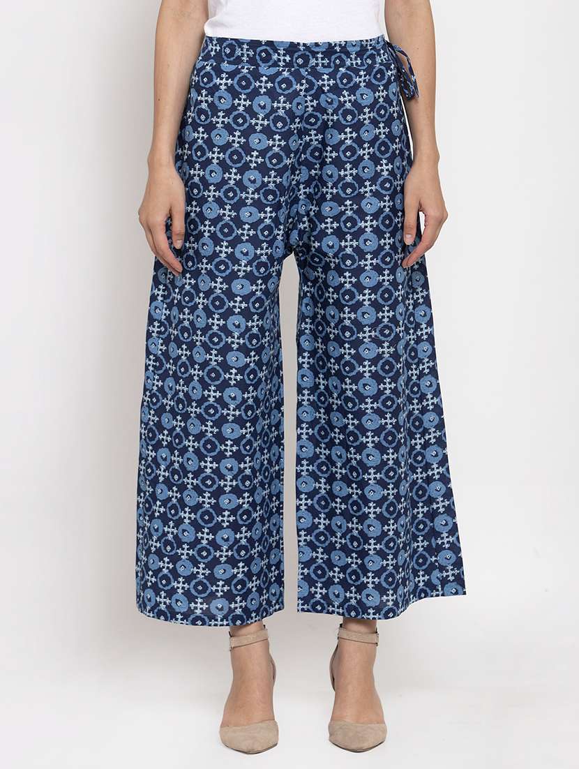 high rise flared palazzo 