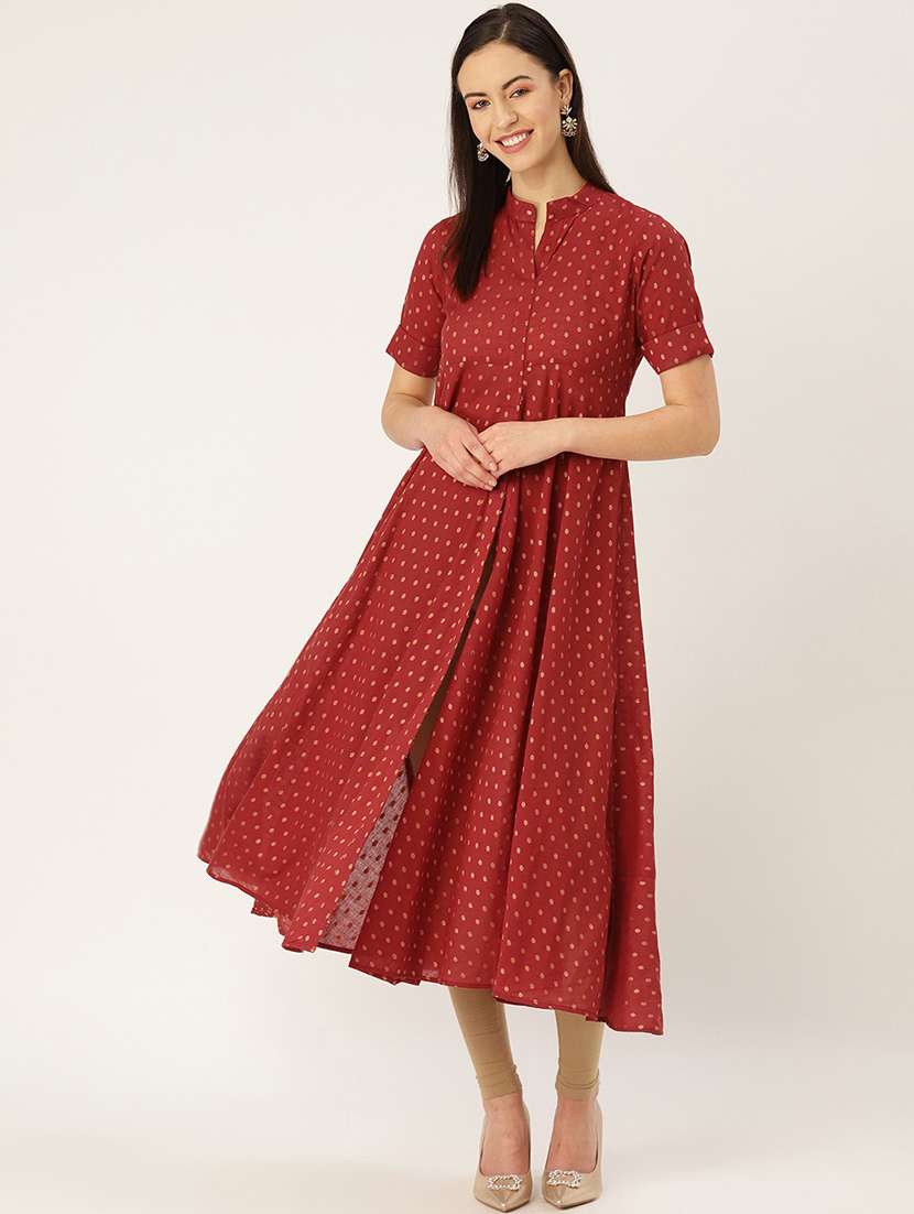 high-slit a-line kurta