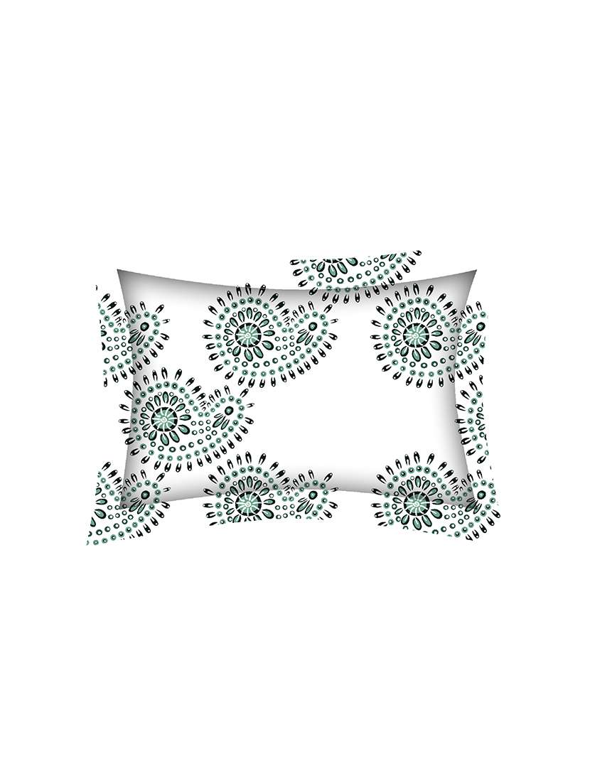 cotton double bedsheet with 2 pillow covers - 17340470 -  Standard Image - 2