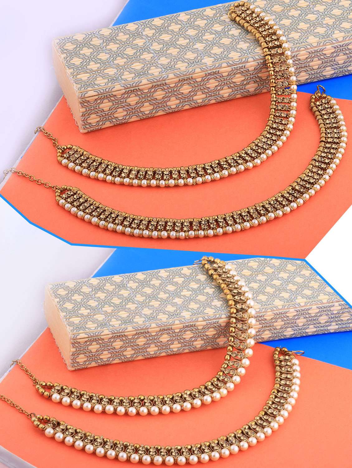 gold tone gold plated payal