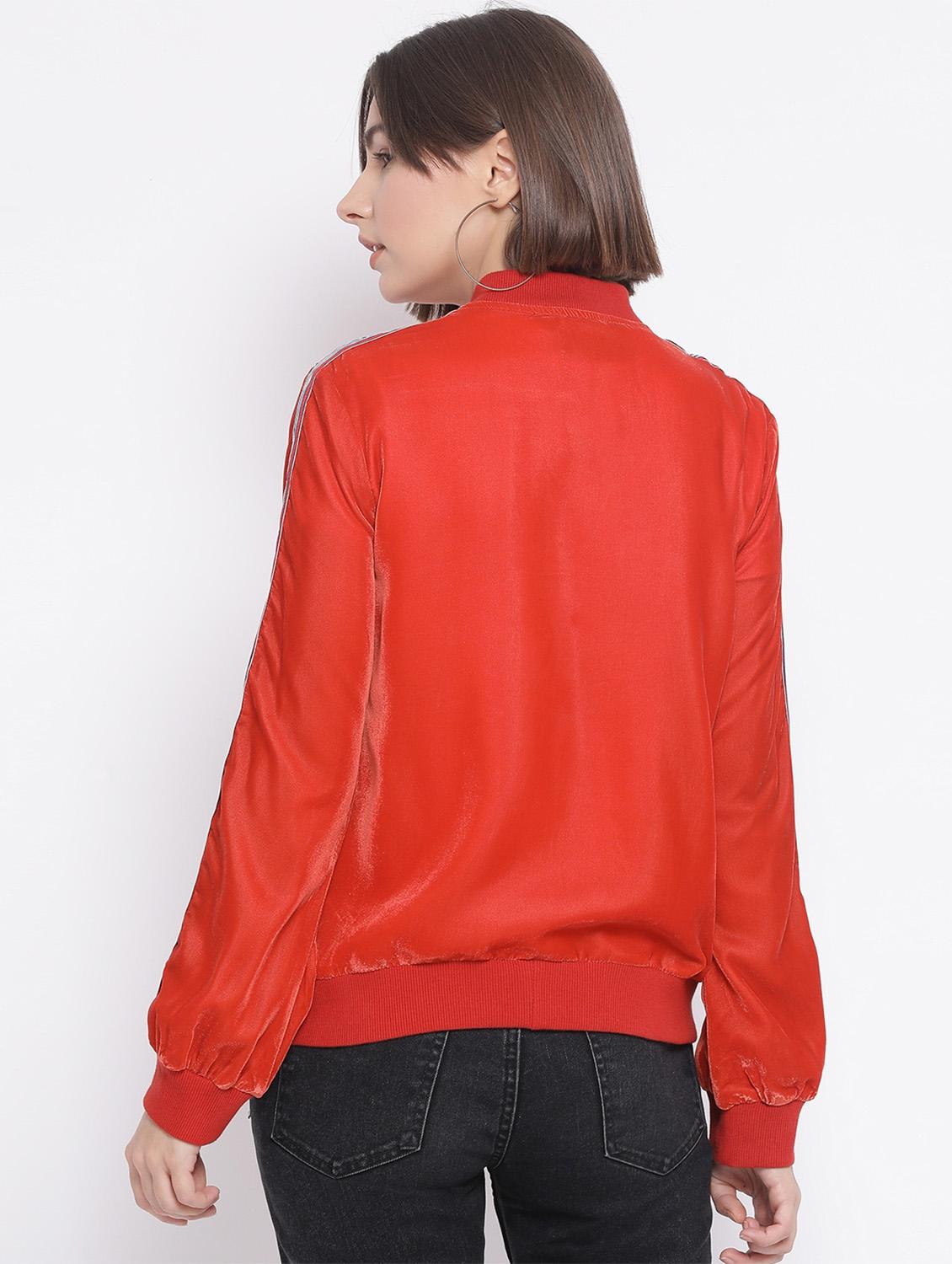 side tape bomber jacket - 17341446 - Standard Image - 2