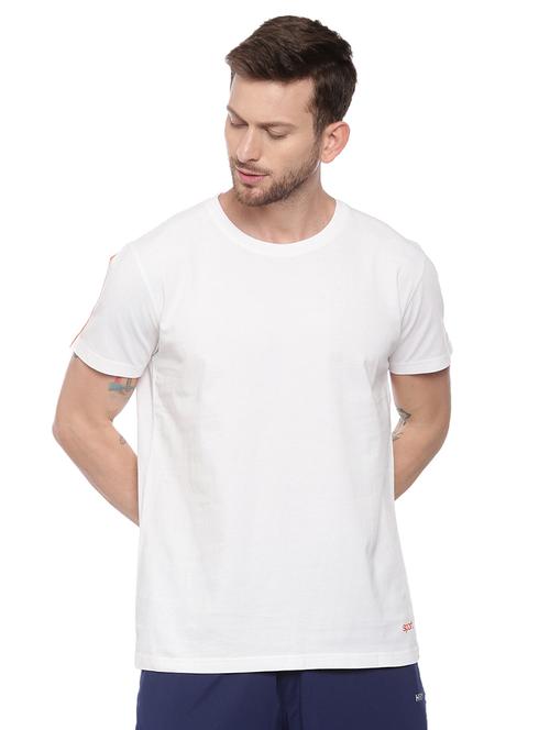 white solid t-shirt - 17342239 - Standard Image - 0