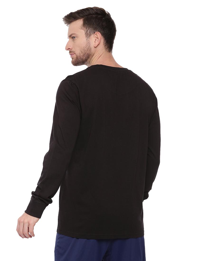 black front print t-shirt - 17342258 - Standard Image - 2