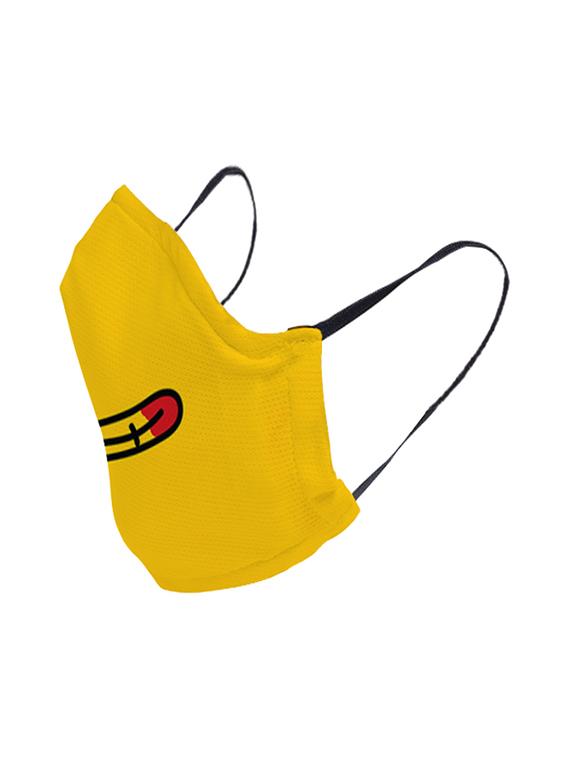 yellow nonwoven antipollution men mask - 17343981 - Standard Image - 2