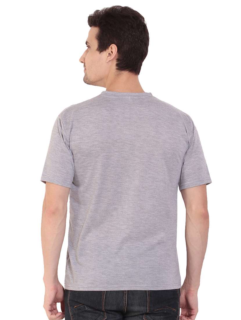 grey solid t-shirt - 17344545 -  Standard Image - 2