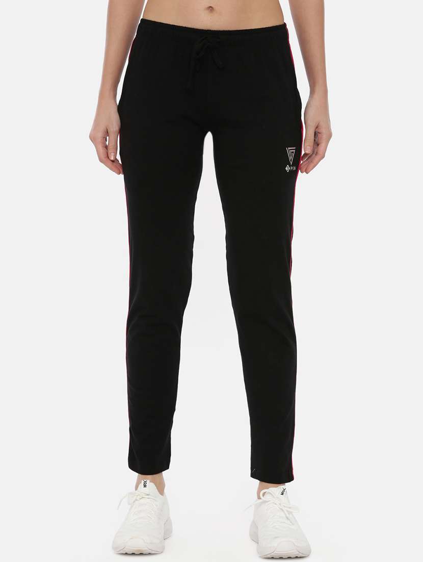 drawstring waist track pant