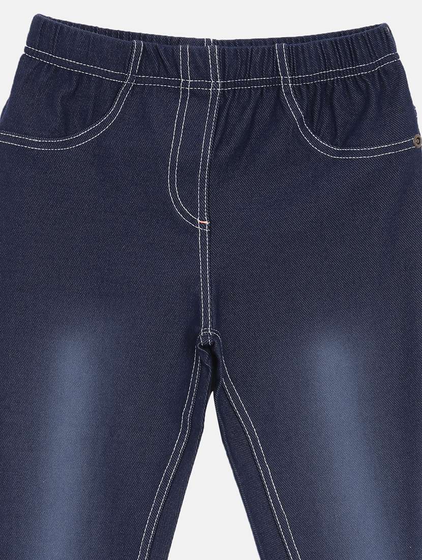 blue cotton jegging - 17344769 -  Standard Image - 2