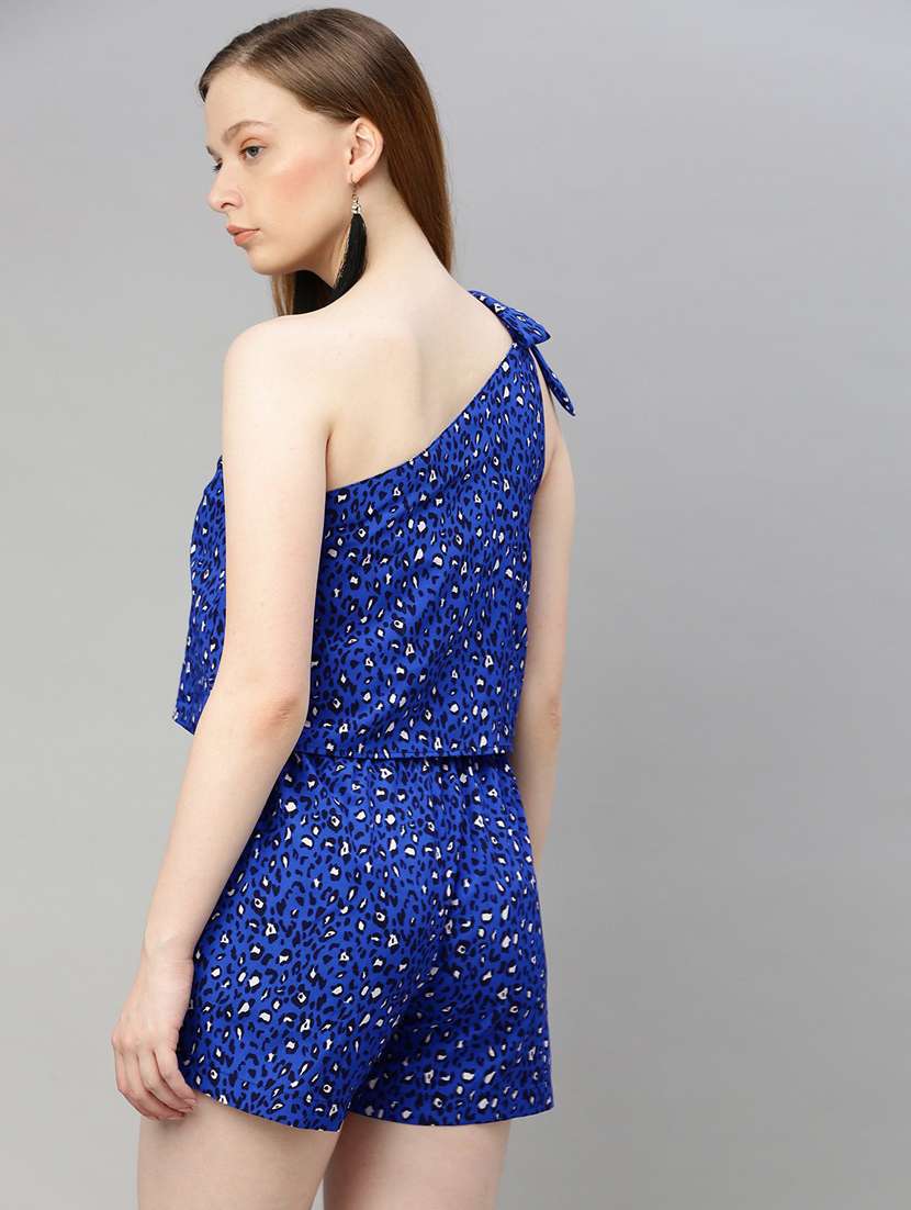 tie up single shoulder romper  - 17345557 -  Standard Image - 2