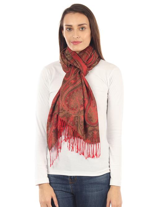multi colored silk blend stole - 17345579 - Standard Image - 0