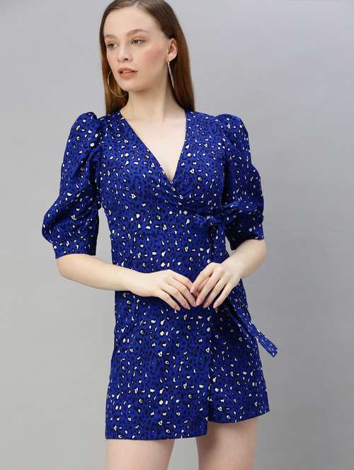 women's wrap floral dress - 17345595 - Standard Image - 0