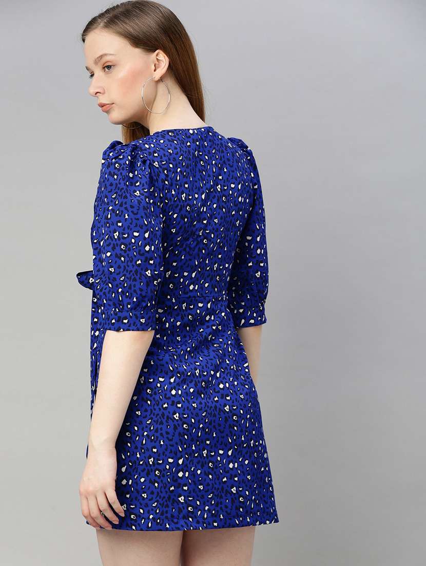women's wrap floral dress - 17345595 - Standard Image - 2