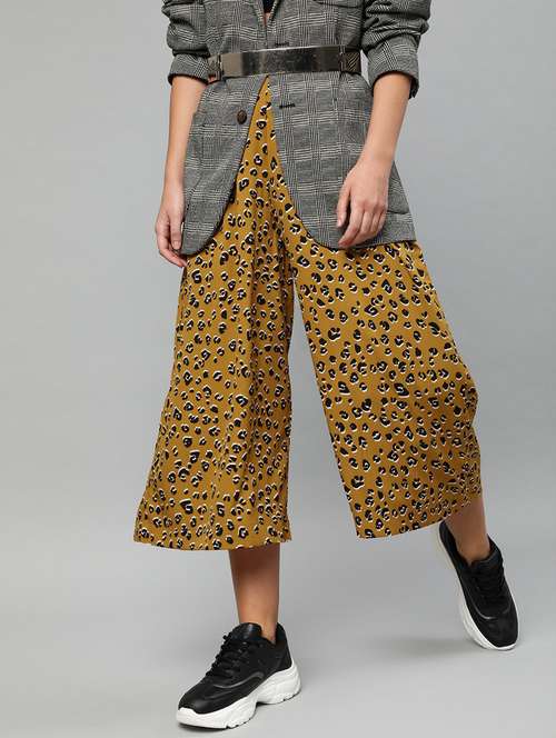 animal print cropped trouser  - 17345859 -  Standard Image - 0